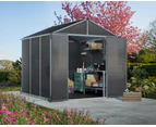 CANOPIA | Rubicon 2.4X2.4 Ultra Durable outdoor Storage Shed for garden Dark Grey