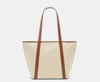 Michael Kors Jet Set Travel Large Tote Bag - Natural/Luggage