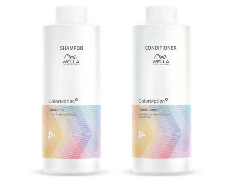 Wella Color Motion Color Protection Shampoo & Conditioner 1 Litre Duo