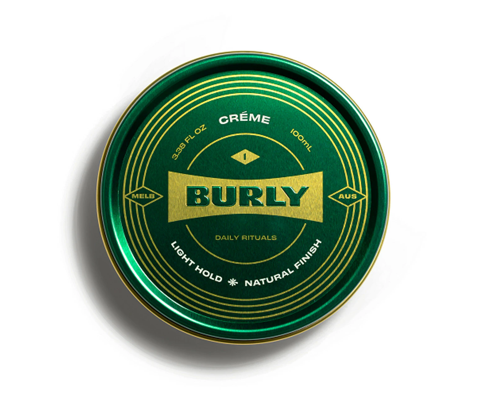 Burly Creme Light Hold Natural Finish 100ml