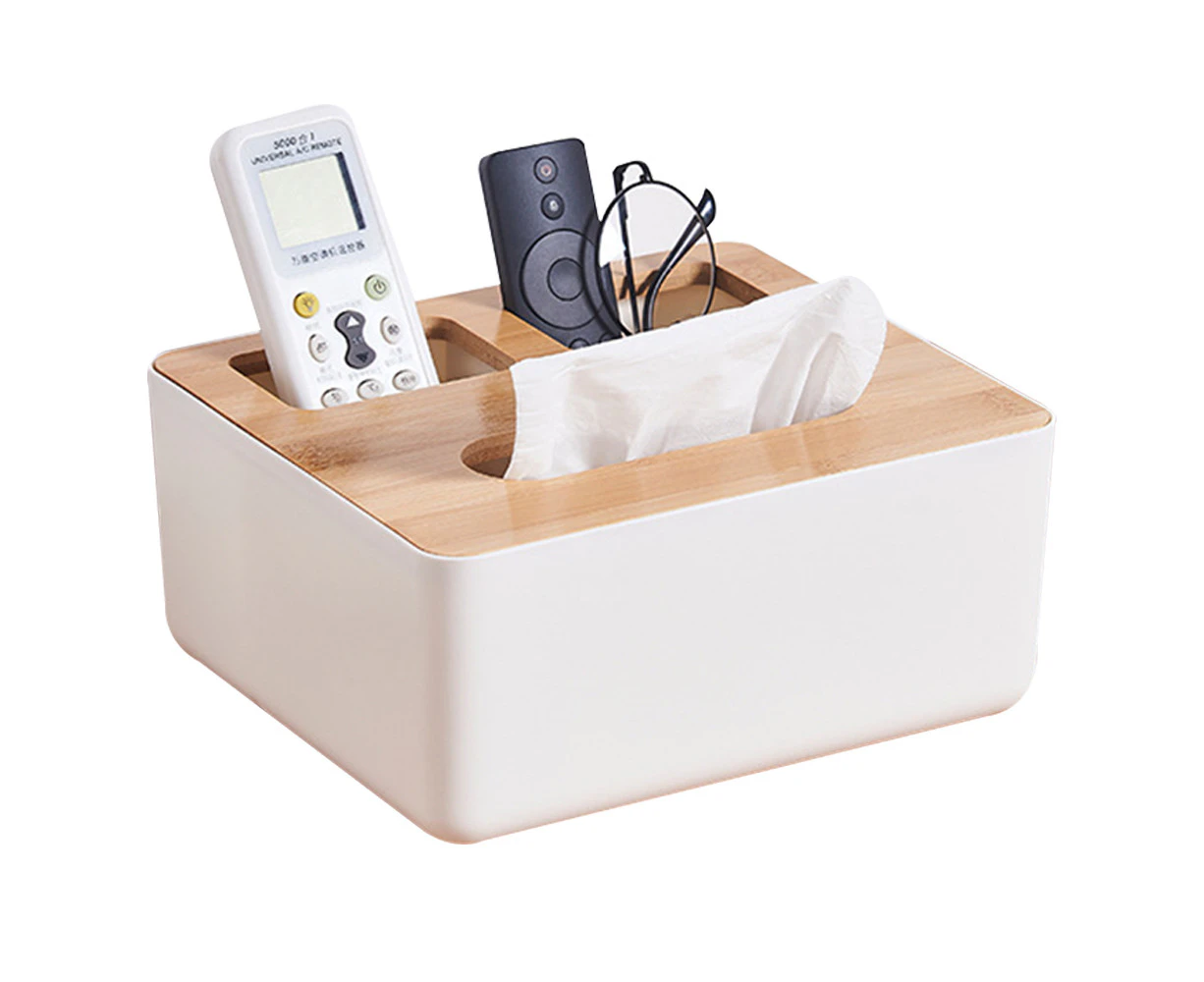 Household Roll Paper Napkin Storage Box Desktop Tissue Box Multi-Function Tissue Box,Style3