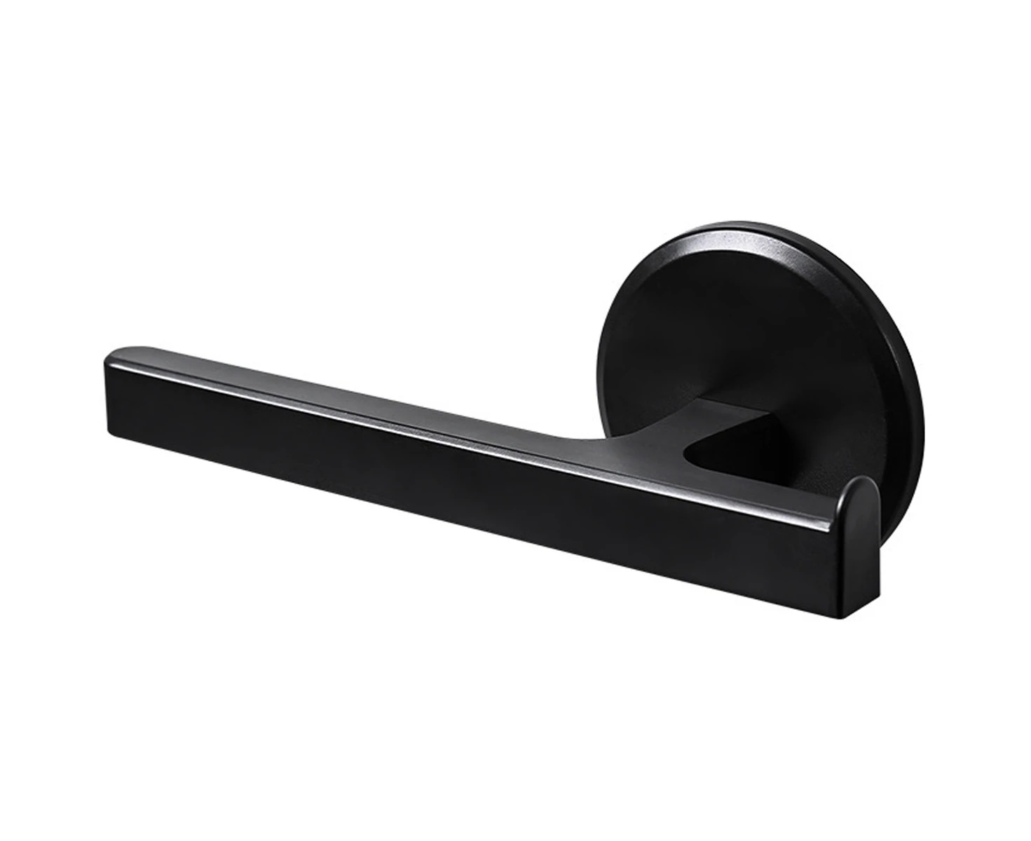 Wall Mounted Stainless Steel Self Adhesive Hand Towel Holder, Rustproof Stick On Wall-Towel Rack For Bathroom/Kitchen,Black