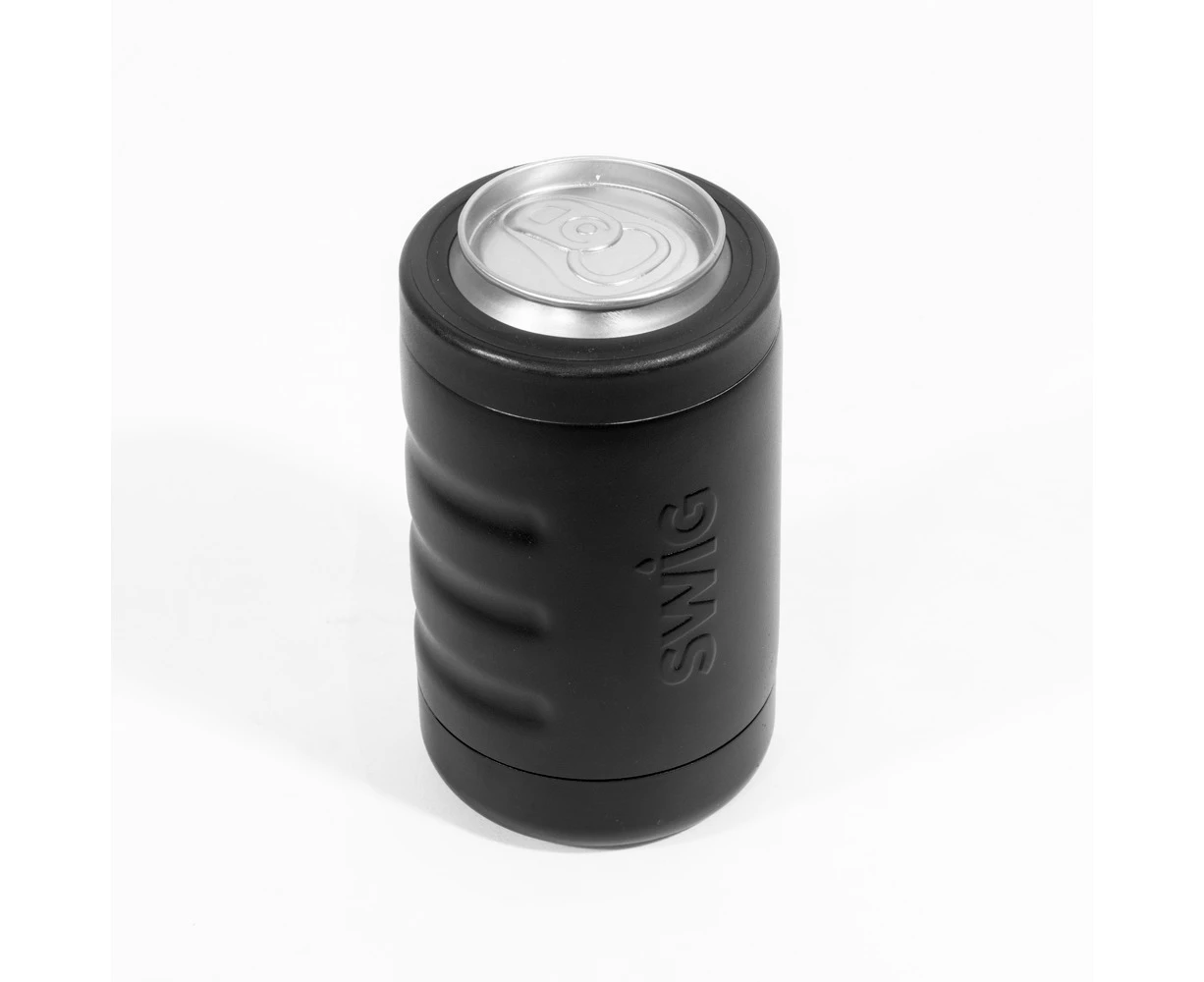 SWIG Ultra Grip Can Cooler Black