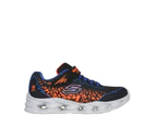 Skechers Boys' S-Lights: Vortex 2.0 Zorento Sneakers - Black/Blue/Orange