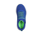 Skechers Boys' GOrun 400 V2: Goltran Sneakers - Blue/Lime