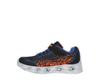 Skechers Boys' S-Lights: Vortex 2.0 Zorento Sneakers - Black/Blue/Orange