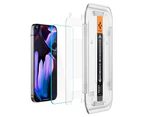 SPIGEN Google Pixel 9 Pro XL Screen Protector, Genuine EZ Fit Tempered Glass Cover 2 PCS for Google - Clear