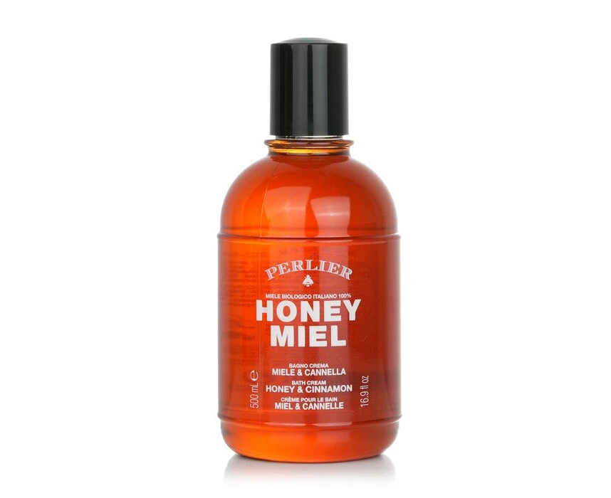 Perlier Honey Miel Honey & Cinnamon Bath Cream 500ml/16.9oz