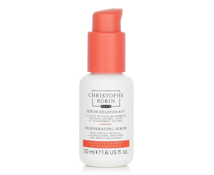 Christophe Robin Regenerating Serum with Prickly Pear Oil  Dry & Damaged Hair 50ml/1.6oz