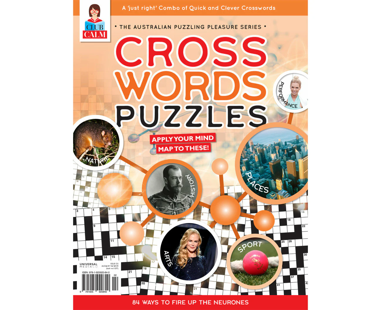 Puzzle Brain by Club Calm Cross Words #2