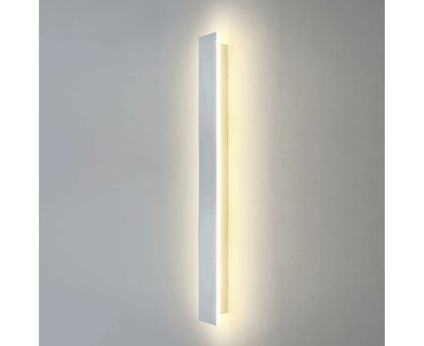 LED Indoor Wall Light. 40CM. RGB Tri-Color. Modern Down Light. 15W for Bedroom. Living Room. Staircase. Corridor. AC175-265V (White)