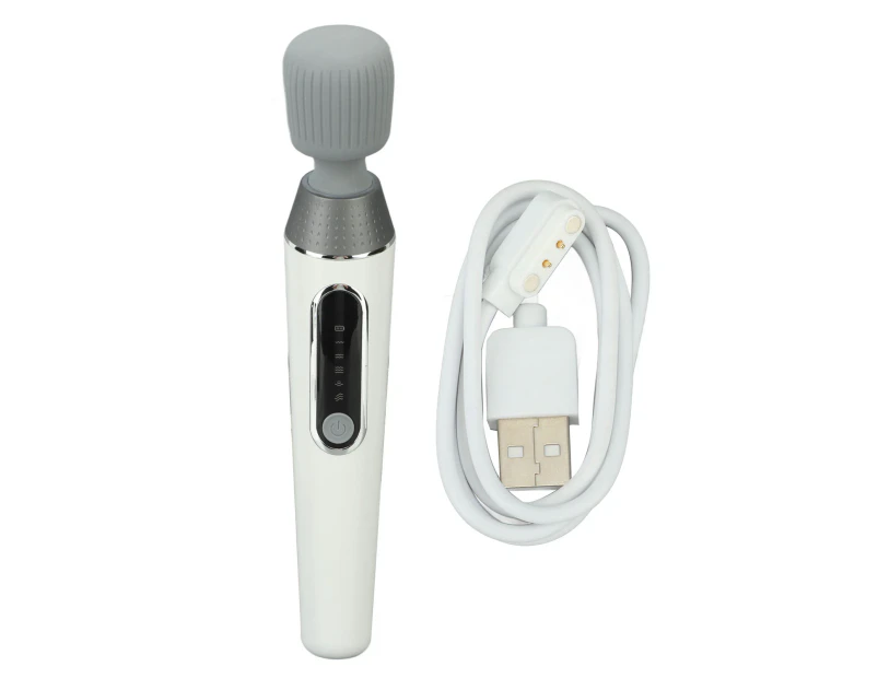 Handheld Massage Vibrator 5 Modes IPX6 Waterproof Magnetic Charging 5 Modes Cordless Vibrating Massager