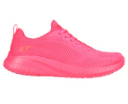 Skechers Women's BOBS Squad Chaos Cool Rhythms Running Shoes - Neon Pink