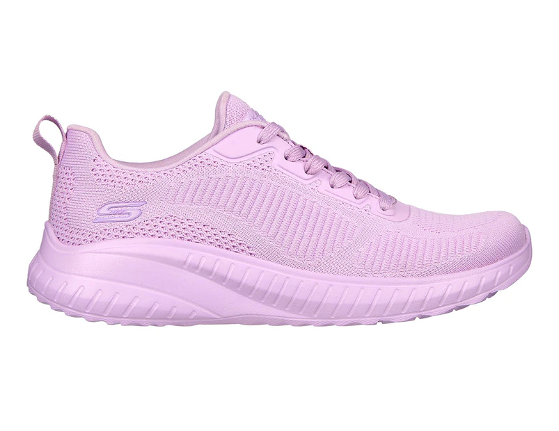 Skechers Women's BOBS Squad Chaos Face Off Running Shoes - Light Pink