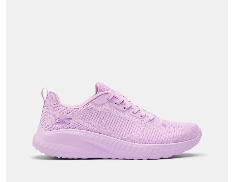 Skechers Women's BOBS Squad Chaos Face Off Running Shoes - Light Pink