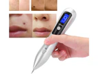 USB LED Freckle Skin Spots Mole Removal Pen Beauty Skin Care Machine DeviceSilver