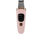 Ultrasonic Skin Scrubber LCD Blackhead Removal Face Cleaning Skin Scrubber Lifting MachinePink