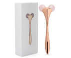 Face Roller Massager V Face Lifting Tightening Face Slimming Roller Massager (Rose Gold)