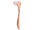 Face Roller Massager V Face Lifting Tightening Face Slimming Roller Massager (Rose Gold)