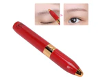 USB Women Electric Eyebrow Trimmer Face Lip Hair Remover Eyebrow Shaper Shaver (A Style Red)