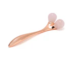 Face Roller Massager V Face Lifting Tightening Face Slimming Roller Massager (Rose Gold)