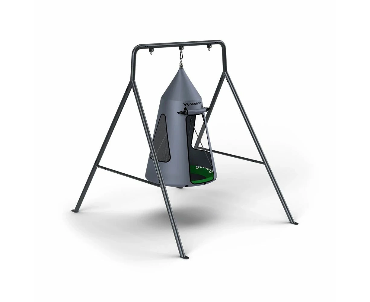 gobaplay Single Swing Set with Tent Swing