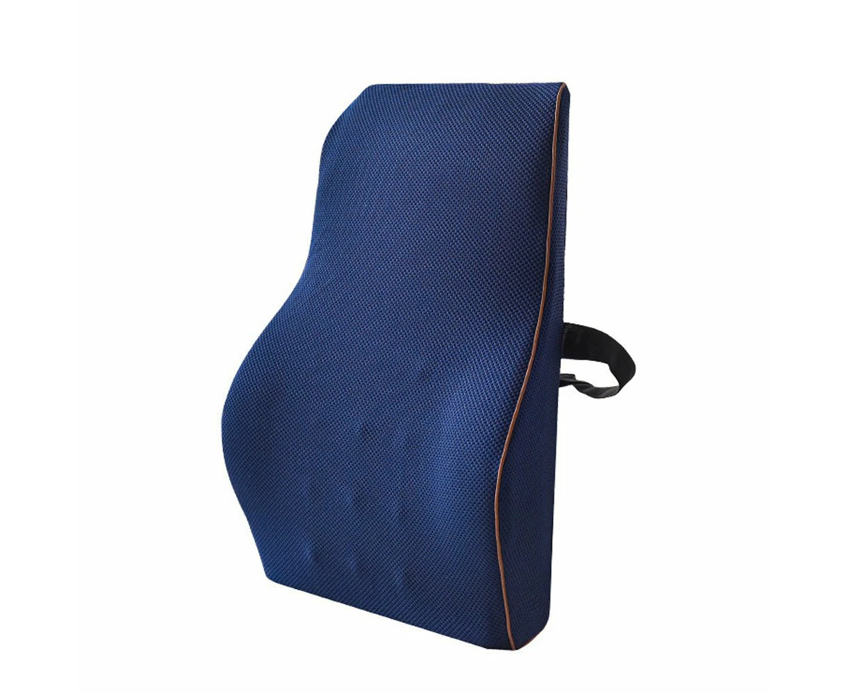 COMFEYA Memory Foam Lumbar Support Pillow - navy