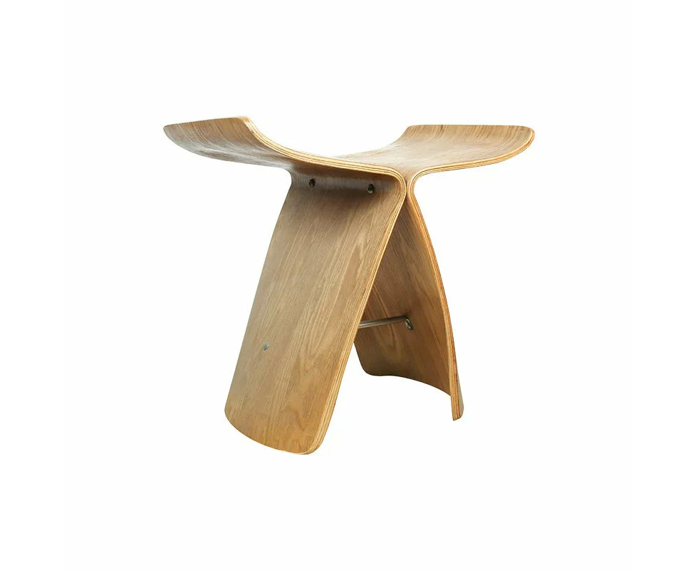 NNEOBA Creative Wood Butterfly Stool