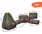 Portable Cat Playpen Outdoor Enclosures - 6 in 1 Folding Play