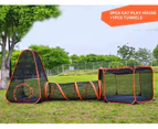 Portable Cat Playpen Outdoor Enclosures - 6 in 1 Folding Play