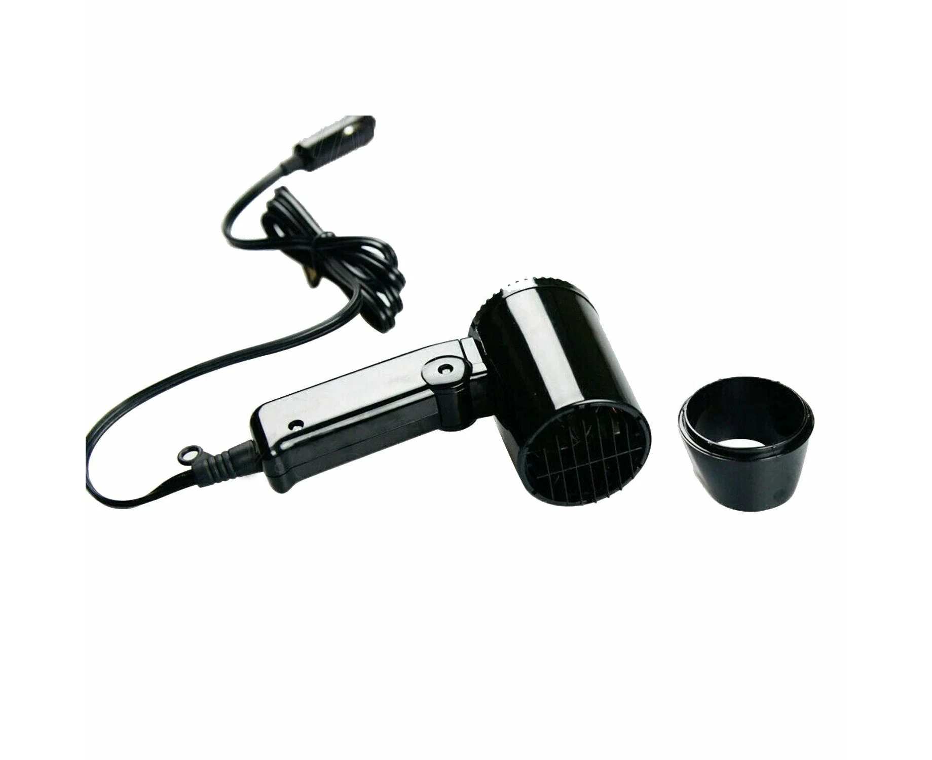 Portable Car Boat Compact Hair Dryer 210W Black