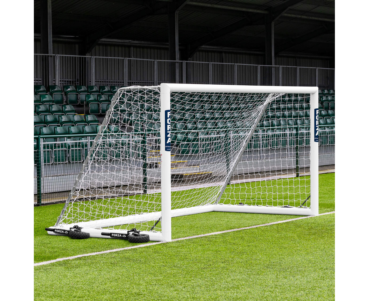 3.7M X 1.8M FORZA ALU110 FREESTANDING SOCCER GOAL [Goal Weights ...