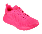 Skechers Women's BOBS Squad Chaos Cool Rhythms Running Shoes - Neon Pink