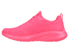 Skechers Women's BOBS Squad Chaos Cool Rhythms Running Shoes - Neon Pink