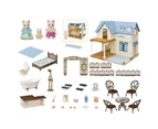 40pc Sylvanian Families Courtyard Home/Dollhouse Playset Kids/Children Toy 3+