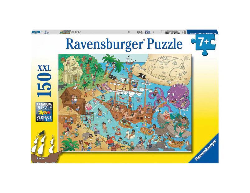 150pc Ravensburger Pirate Island Theme Jigsaw Kids/Childrens Puzzle Pieces 7Y+