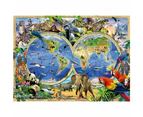 300pc Ravensburger World Of Wildlife Jigsaw Puzzle 49x36cm Kids/Family 9y+