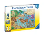 150pc Ravensburger Pirate Island Theme Jigsaw Kids/Childrens Puzzle Pieces 7Y+