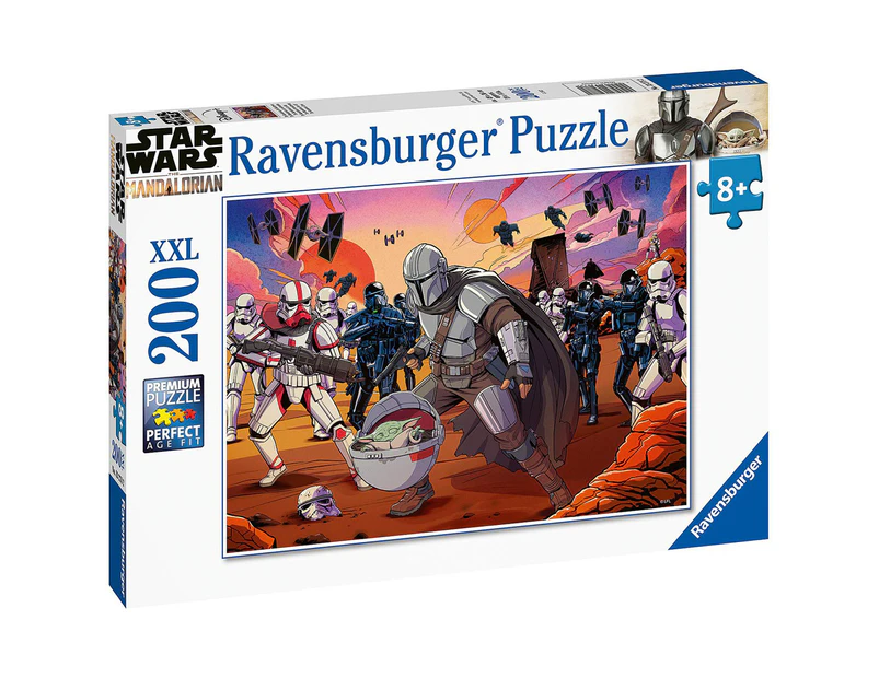 200pc Ravensburger Star Wars The Mandalorian Face-Off Jigsaw Puzzle Toy 8+