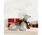 Jingle Jollys Christmas Reindeer 32cm Glitter Deer Ornaments Party Decorations