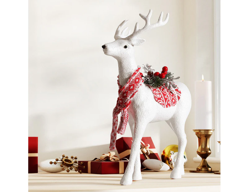 Jingle Jollys Christmas Reindeer 45cm Glitter Deer Ornaments Party Decorations