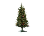 Jingle Jollys Mini Christmas Tree 90cm LED Xmas Tree Party Decorations