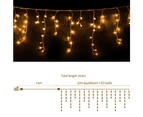 Jingle Jollys 32M Christmas Lights Icicle String Light 960 LED Decor Warm White