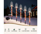 Jingle Jollys 5 PCS Christmas Lights Path Ground Light Garden Decorations 25 LED