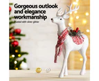 Jingle Jollys Christmas Reindeer 45cm Glitter Deer Ornaments Party Decorations