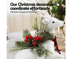 Jingle Jollys Christmas Reindeer 32cm Glitter Deer Ornaments Party Decorations