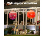 Jingle Jollys Christmas Inflatable Ball Led  60cm Decoration Giant Bauble Red