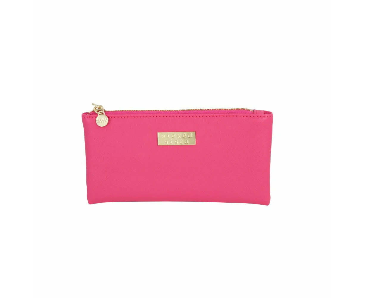 Wicked Sista Premium Hot Pink Small Flat Purse