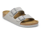 Birkenstock Unisex Arizona Birko-Flor Regular Fit Sandals - Stone Coin