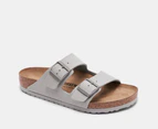 Birkenstock Unisex Arizona Birko-Flor Regular Fit Sandals - Stone Coin